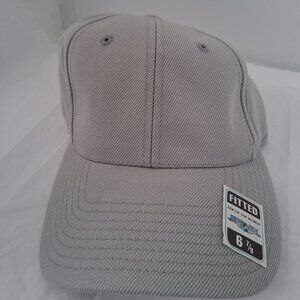 Top Of The World Men's Fitted Baseball Cap Color Light Gray Size 6 7/8 NWOT